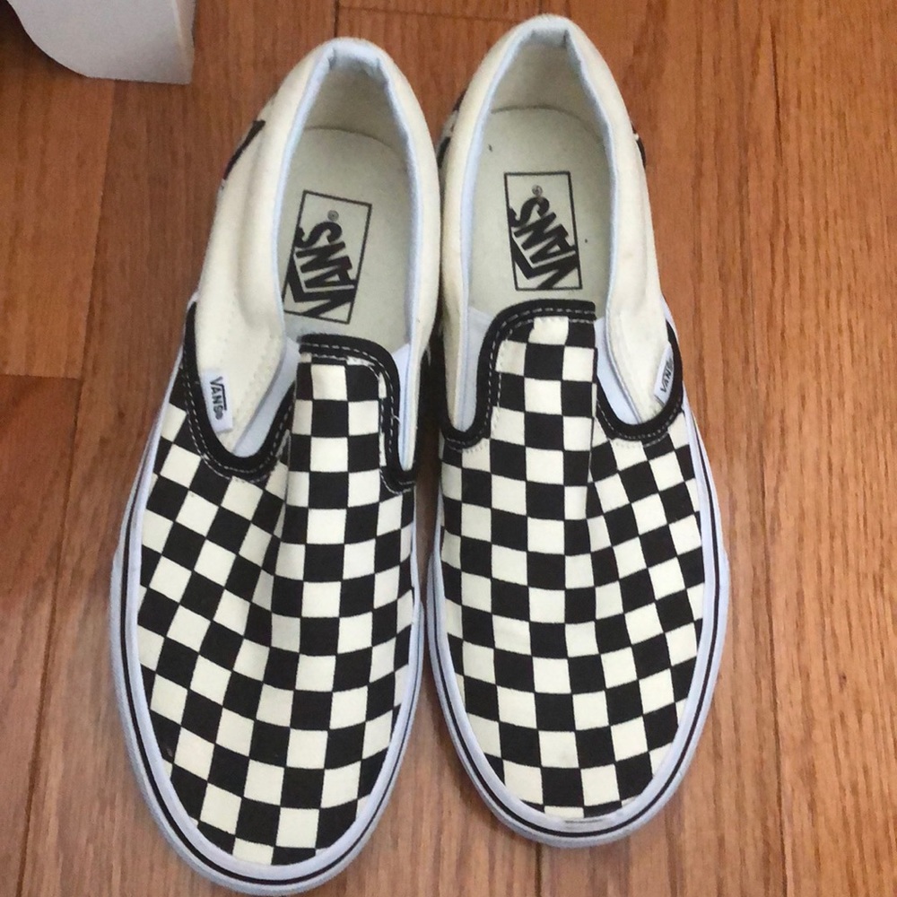 Black and White Checkered Vans